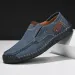 Men Shoes Casual Comfortable Men Slip On Leather Loafers Men Flats Hot Sale Moccasins Tooling Man New Handmade Leather_vogvips.com