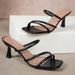 Women's Fairy Style Chunky Heel Sandals Stiletto Heel White Roman Style Trendy Toe Mounted Summer_vogvips.com