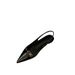 French Flat Bottom Black Baotou Sandals Fairy Shoes 2025 New Spring/Summer Pointed Rhinestone Style Single Shoe_vogvips.com