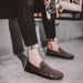 British Casual Korean Style Slip-On Loafers Summer Driving Trendy Men's Shoes Wholesale Breathable Comfortable_vogvips.com