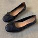 Cowhide Version Retro Shallow Mouth Shoes For Women, Flat Bottomed Versatile Bowknot Evening Shoes, Super Soft Egg Roll Ballet Shoes_vogvips.com