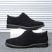 Euro Step 2025 Large Size Brogue Casual Lace-up Men's Sea Korean Style Trendy Shoes_vogvips.com