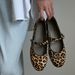 Super Leopard Print Mary Jane Single Shoe Women's 2025 Summer New French Button Soft Sole Ballet Flat Scoop Shoes_vogvips.com