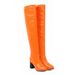 Over-the-Knee High Heel Stretch Autumn Winter Style Single Bright Red Patent Leather Pole Dance Slim Boots_vogvips.com