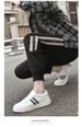 Lace-up Single Shoes Round Head Cowhide Men's Shoes Breathable Casual Board Shoes Men's Students Little White Shoes Men's Shoes_vogvips.com