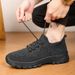 Spring New Running Sports Mesh Men's Casual Breathable Soft Bottom Couple Shoes_vogvips.com