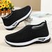 Women's Cotton New Style Fleece Lined Thickened Winter Slip-On Cross-Border Dropshipping Mom Shoes Versatile Non-Slip_vogvips.com