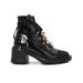 Color Matching Lace Up Short Boots High End Genuine Leather Martin Boots For Women Street Blasting Sweet And Cool Knight Boots_vogvips.com