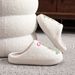 Bowknot Christmas Tree Cotton Autumn Winter Warm Home Non-slip Furry Slippers New_vogvips.com