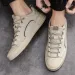Trend Men's Casual Leather Shoes 2023 New Shoes For Men High-top Black Casual Male Sneakers Platform S 2023 New Tenis Masculino_vogvips.com
