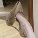 European And American New Style Shallow Mouth Pointed Toe High Heels For Women, Thin Heel Patent Leather Nude Sexy_vogvips.com