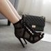 Cross-Border European And American New Style Black Mesh Suede Fashion Cross-Strap Sexy High Heel Plus Size Women's Shoes_vogvips.com