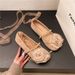 French Evening Wind Mary Jane Shoes Shallow Mouth Women's Shoes Spring And Autumn Chain Word With Thick Heel Temperament Single Shoes_vogvips.com