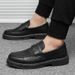 Men's Leather 2026 Spring And Autumn Business Height-increasing Breathable Slip-on Trendy Versatile Casual Men's Shoes_vogvips.com