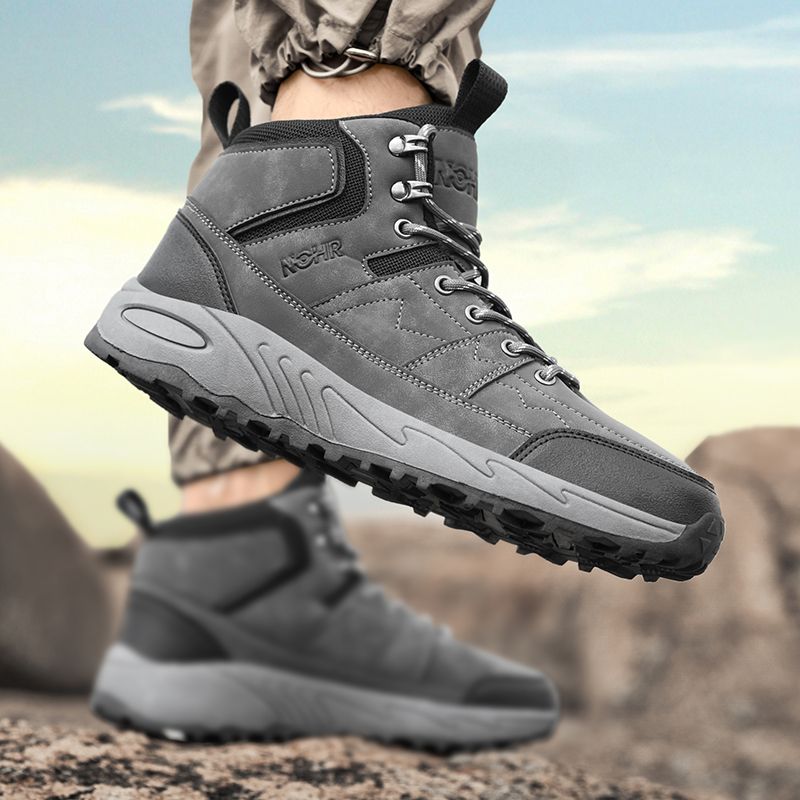 Outdoor Cross-country Mountaineering Running Shock-absorbing Hiking Shoes_vogvips.com