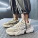 Spring New Breathable Mesh Sports Men's Korean Edition Versatile Thick Sole Casual Running Dad Trendy Shoes_vogvips.com