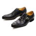 Men's Luxury Leather Dress Shoes Brown/Black Office Business Wedding Formal Lace-Up Pointed Toe Oxford With Buckle_vogvips.com