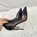 Size33-46 Women's Shoes Breathable Mesh Diamond High Heels 12CM Pointed Toe Stiletto Shallow Mouth Women's Shoes_vogvips.com
