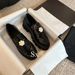 Soft Little Leather ~ Fragrance Camellia Thick Sole Loafers For Women Spring New Round Toe Slip-On Shoes ~_vogvips.com