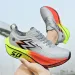 Unisex White Breathable Mesh Running Shoes Non Slip Shock Absorbing For Outdoor Sports Training_vogvips.com