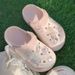 Creative Super Hot Sweet Love Fairy Style Crystal Hole Shoes For Outdoor Wear Thick Soled Platform Sandals_vogvips.com