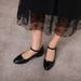 New Soft Genuine Non-slip Shoes Mothers, Women's Work Slip-on Single Soft-soled Leather Shoes, Comfortable For_vogvips.com