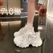 Women's Casual Platform Sneakers Breathable Mesh Chunky Athletic Shoes Trendy Style For Petite Versatile New Design_vogvips.com