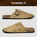 Women's Casual Closed Toe Flip-flops Summer Outdoor Slippers Couple's Flannel Sandals Comfortable Non-slip Wear-resistant Slides_vogvips.com