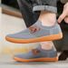 Summer Large Size 50 Cross-border Wide-toed Outdoor Slip-on Casual Men's Shoes, Mesh Breathable Barefoot Shoes For Wide_vogvips.com