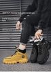 Glide Men's Martin Winter 2024 New Style Fleece-Lined Warm Cotton Shoes High-Top Non-Slip Waterproof Work Safety Boots_vogvips.com
