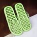 Bathroom Shower Slippers, Non-slip, Summer Home Use, Women's Quick-dry Massage Hollow Shoes, Indoor Couple's Wholesale, Flat And Comfortable_vogvips.com