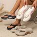 Summer Wear Non Slip Odor Resistant Fashionable Versatile High Quality Flip Flops for Beach And Seaside Women's Shoes_vogvips.com