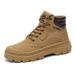 Martin Boots Men's High-top Tooling Boots Leather Retro Style Big Yellow Boots Can't Be Kicked Badly_vogvips.com
