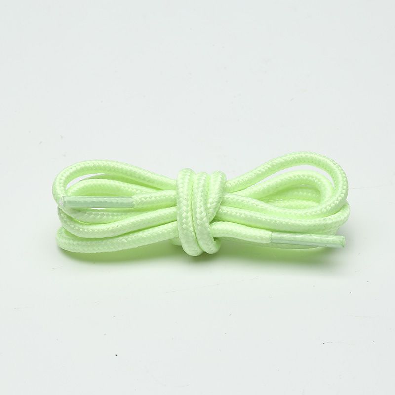 Shoe Accessories round luminous fluorescent polyester colored shoelaces suitable for sports shoes,sneakers,dad shoes,flying woven shoes_vogvips.com