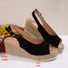 Women's Chunky Heel Sandals, Comfortable Elegant Summer Shoes, Waterproof Platform, Slip-On, Large Size, Outdoor Daily_vogvips.com