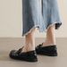 Small Gold Coin Loafers Women's Retro Autumn And Winter Thick-soled Small Leather Shoes Soft-soled Thick-heeled Single Shoes_vogvips.com