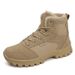 Winter Snow Boots Men Lace-up Anti-slip Warm Comfortable Plush Ankle Boots Men Casual Soft Breathable Outdoor High-top Boots Men_vogvips.com