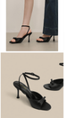 Gulita Bow-tie Strap High-heeled Shoes Women, With Thin Heels That Don't Tire The Feet, Elegant And Beautiful Open-toe_vogvips.com