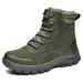 Men's Tactical Boots For Running, Hiking & Outdoor Adventures - Durable Suede Leather Military Boots Army Green Sand Black Training Boots Desert Boots_vogvips.com