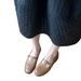 Lancui Version New Mary Jane British Style Women S Leather With T Strap Versatile Loafers Flat Single Shoes_vogvips.com