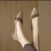 Wind Light Mouth Single Shoes Comfortable Pointed Soft Sole Color Matching Women's Shoes Low Top Small Leather Shoes_vogvips.com