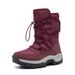 Winter Men's And Women's Shoes With High Top And Thick Velvet Snow Boots, Northeast Rainproof And Snow Warm Cotton Shoes Wholesale_vogvips.com
