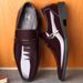 European Warm Series Autumn Winter New Pointed Leather For Men Youth Korean Verion Britih Fahion Trendy Men' Buine Slip-On Caual_vogvips.com