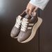 Chunky Platform Sneakers For Women - Style Retro Shoes | Versatile For Streetwear And Campus Fashion (Model BN022)_vogvips.com