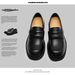 Old Money Style Elegant One Le Fu Thick Sole Height Increasing Spring And Summer New Single Shoe Commuting Set Foot_vogvips.com