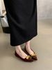 French Style Evening Breeze Elegant Pointed Toe Shallow Mouth Single Shoes For Women Spring And Autumn New Korean_vogvips.com