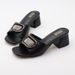 Heel Sandals Summer New Open Toe Fashion One Strap Large Size High Heels Sexy Versatile Rhinestone Black Sandals Women Sandals_vogvips.com