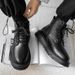 European Warm Series 2025 Autumn New Men's Shoes Korean And Japanese Style Thick-Soled Martin Boots_vogvips.com