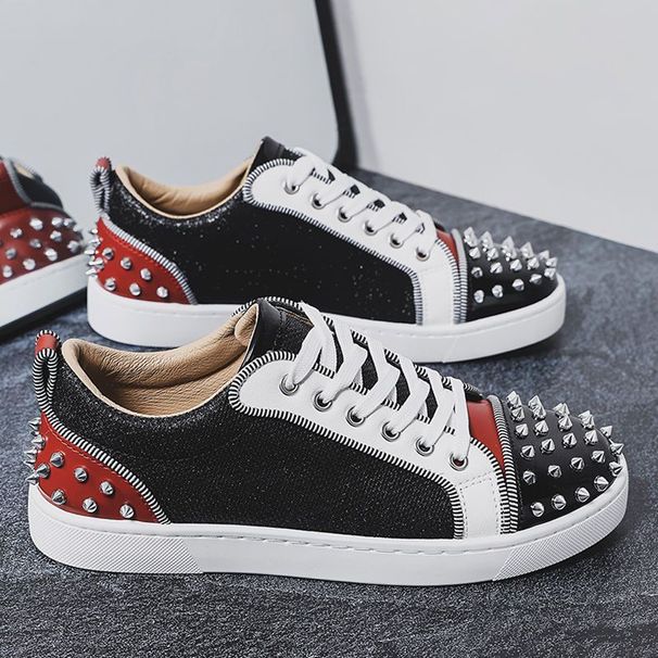 2025 Spring New European Style Rhinestone Studded Men's Trendy Sneakers Korean Version Hip-Hop Casual Shoes_vogvips.com