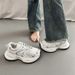 Breathable Mesh Dad Shoes For Women 2025 Summer New Platform Thick Sole Height Increasing Thin Lightweight Sneakers_vogvips.com